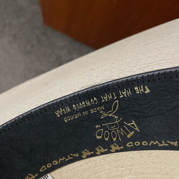 ATWOOD NEVADA PALM COWBOY HAT - Picture 4 of 4